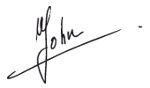 Handtekening van John Matthijssen